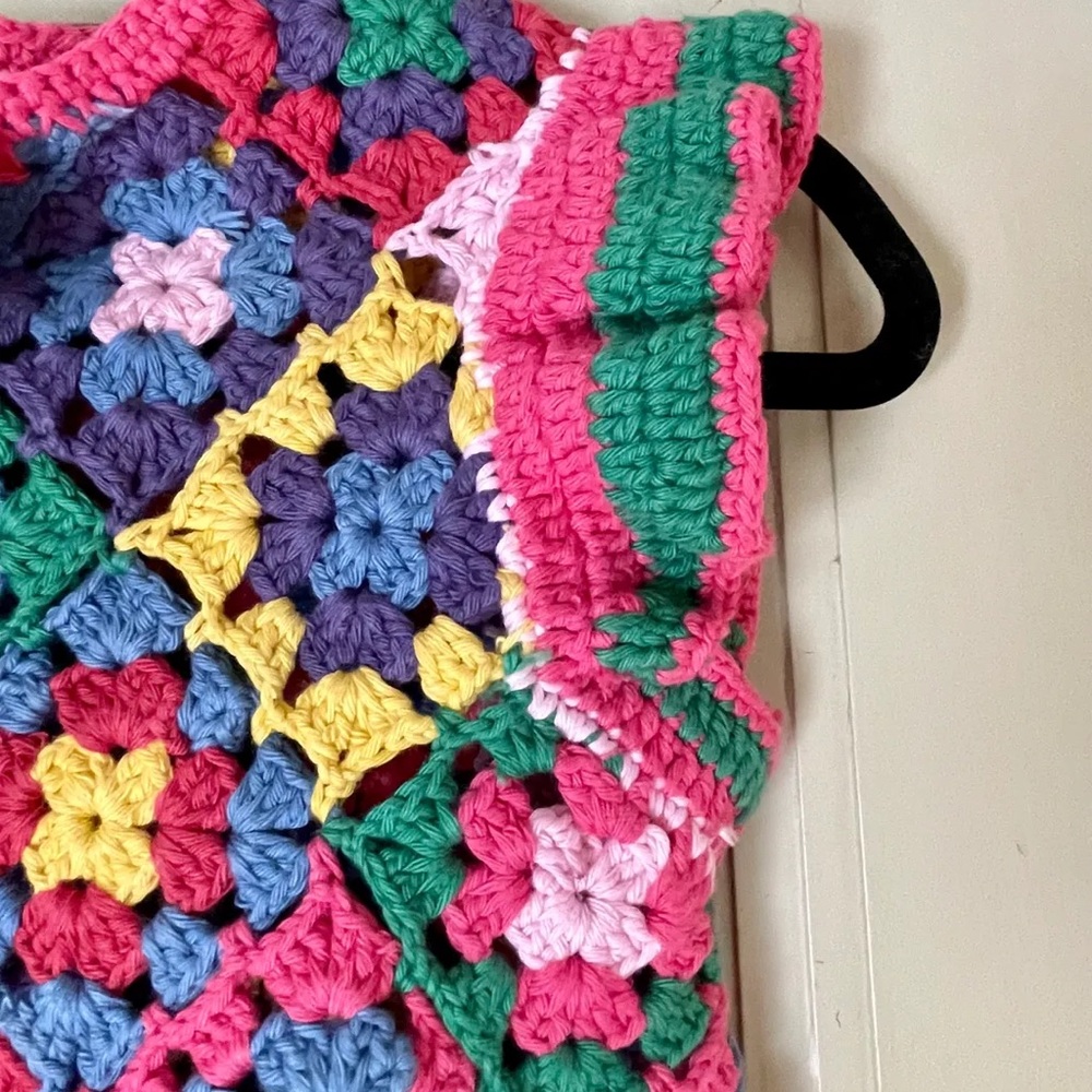 FARM Rio Crochet Square Vest - Picture 4 of 5
